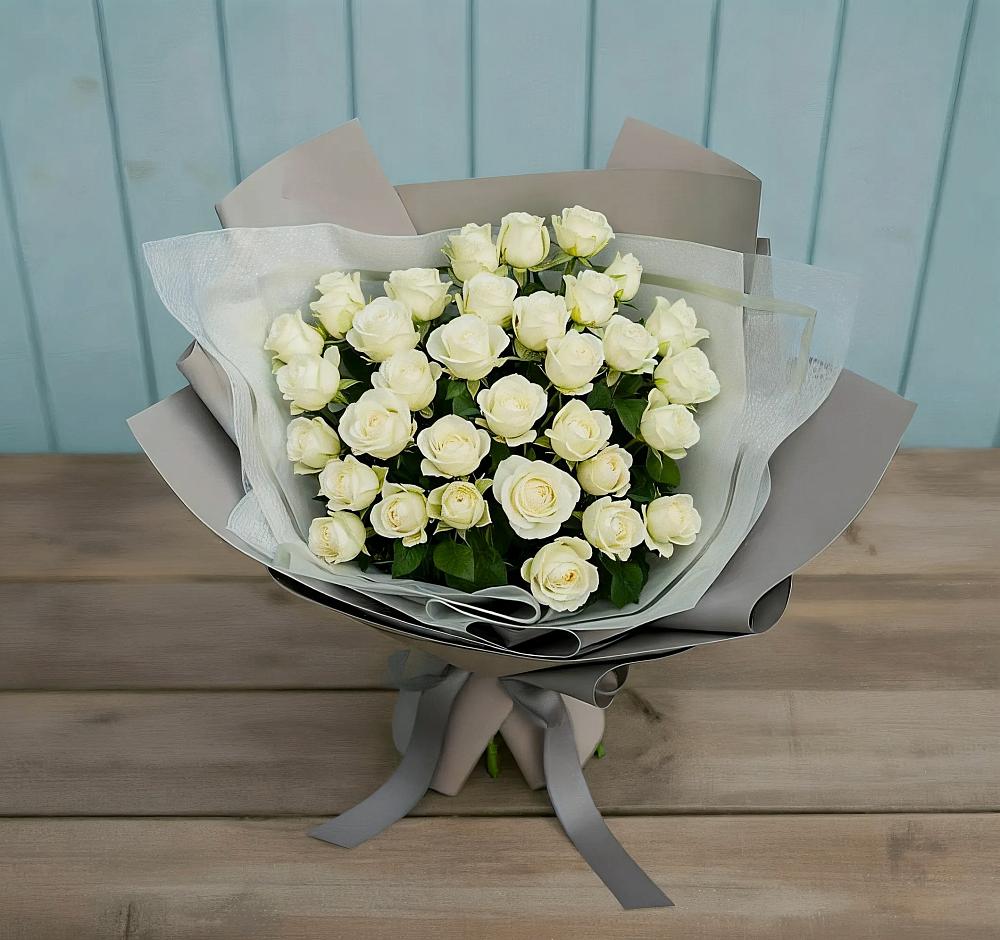 Букет Белоснежная нежность в Хоринске