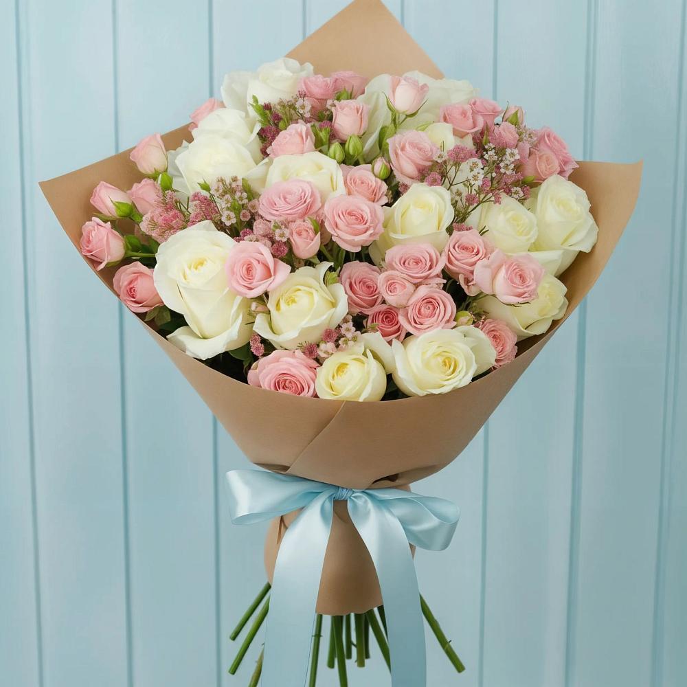 Букет цветов из: Розы в Хоринске