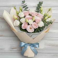 Букет цветов из:  Лизиантусы в Хоринске