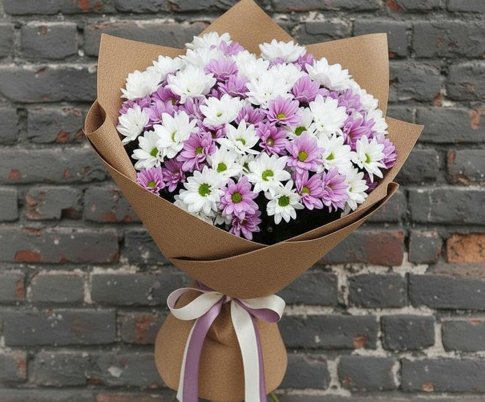 Букет цветов из: Хризантемы в Хоринске