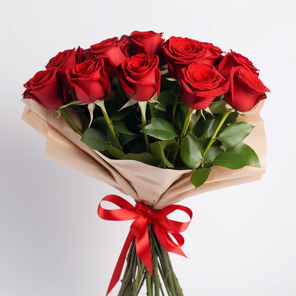 Букет 11 Красных роз Эдлесс Лав в Хоринске